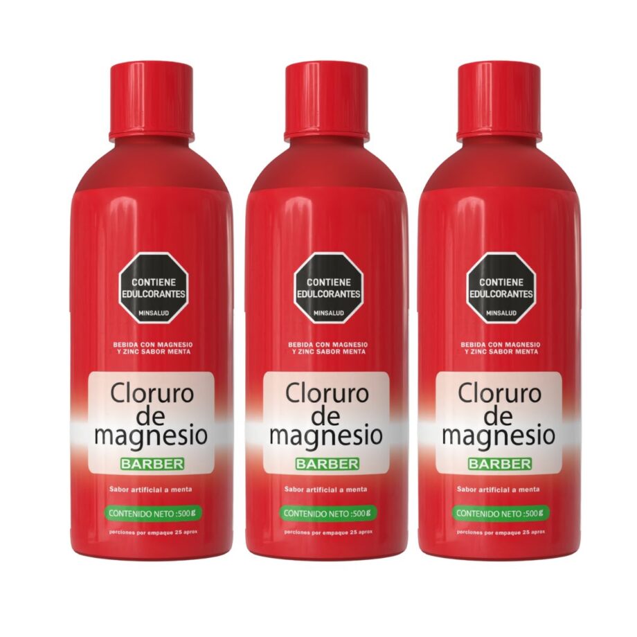 Cloruro de Magnesio * 500ml (X3)
