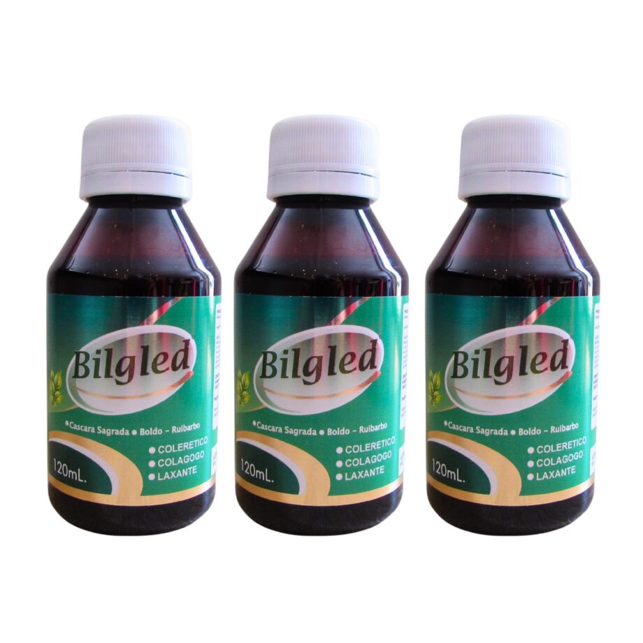 Bilgled, Depurador Hepático Con Cascara Sagrada, Boldo Y Ruibarbo (X3)